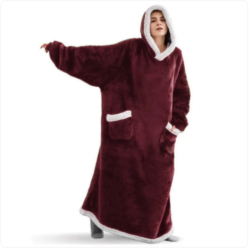 The Snug & Merry Hooded Blanket